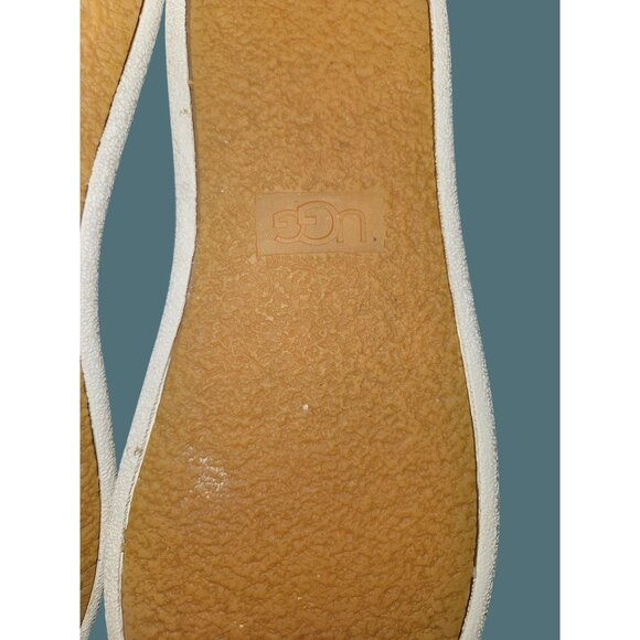 Ugg Upper Suede Cas Comfy Slip On Sneaker Shoe Women Size 7 - Picture 7 of 9